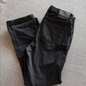 Lauren Ralph Lauren Black Cropped Jeans Women size 6 Like New